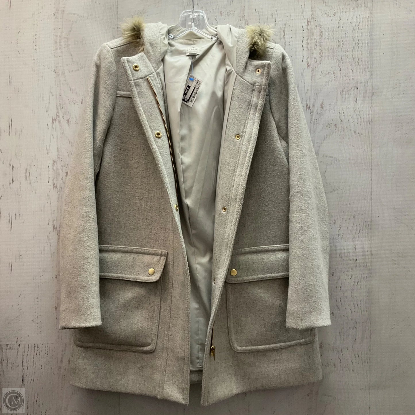 Coat Other By J. Crew In Grey, Size: 4