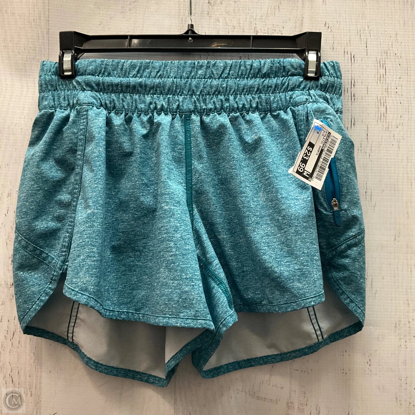 Athletic Shorts By Lululemon In Blue, Size: 6