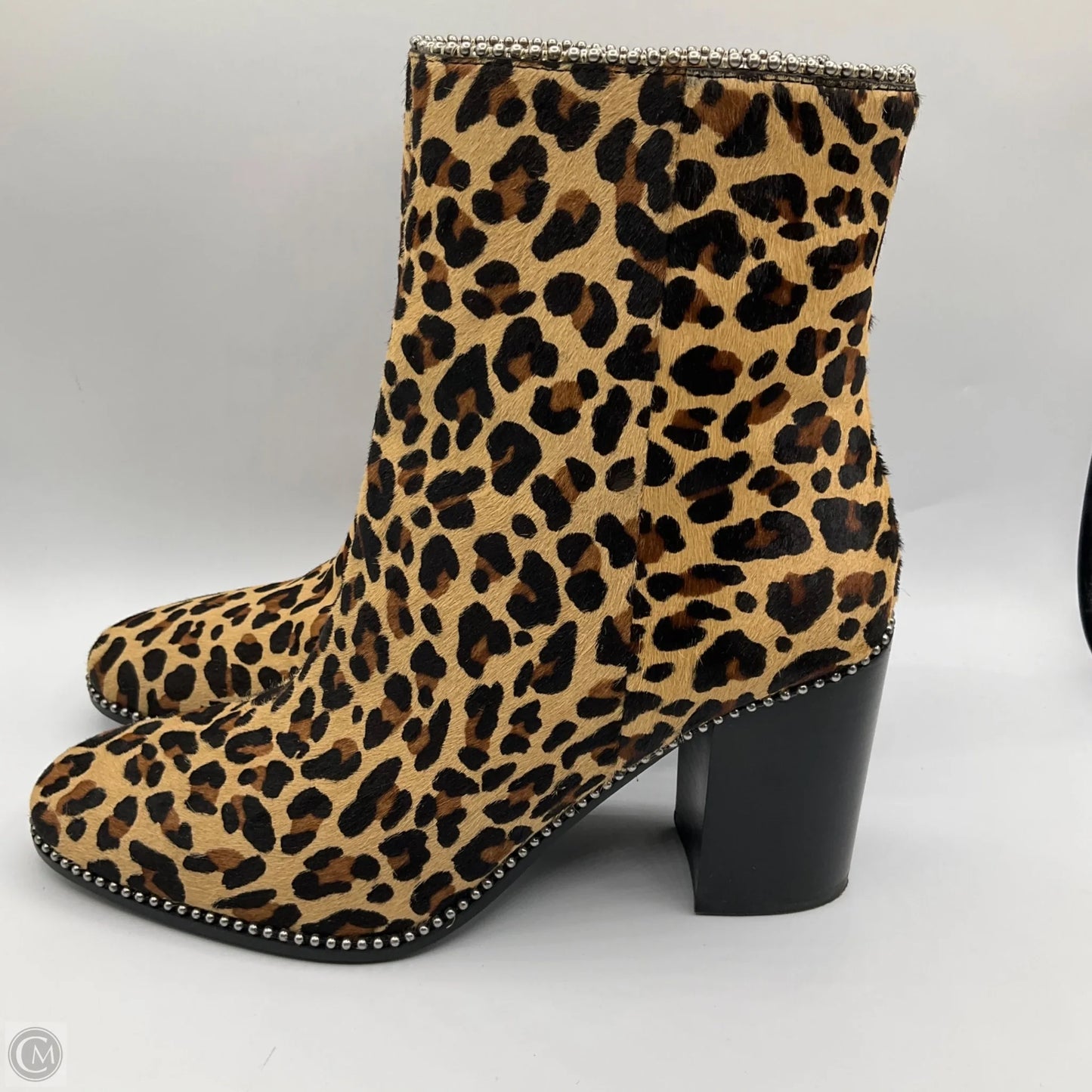 Boots Designer By Coach In Animal Print, Size: 9