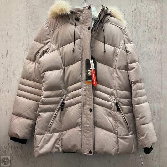 Coat Puffer & Quilted By Zero Xposure In Pink, Size: S