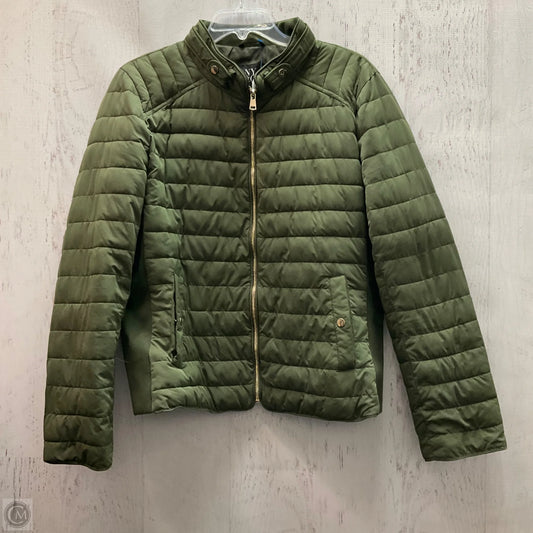 Jacket Puffer & Quilted By New York And Co In Green, Size: L