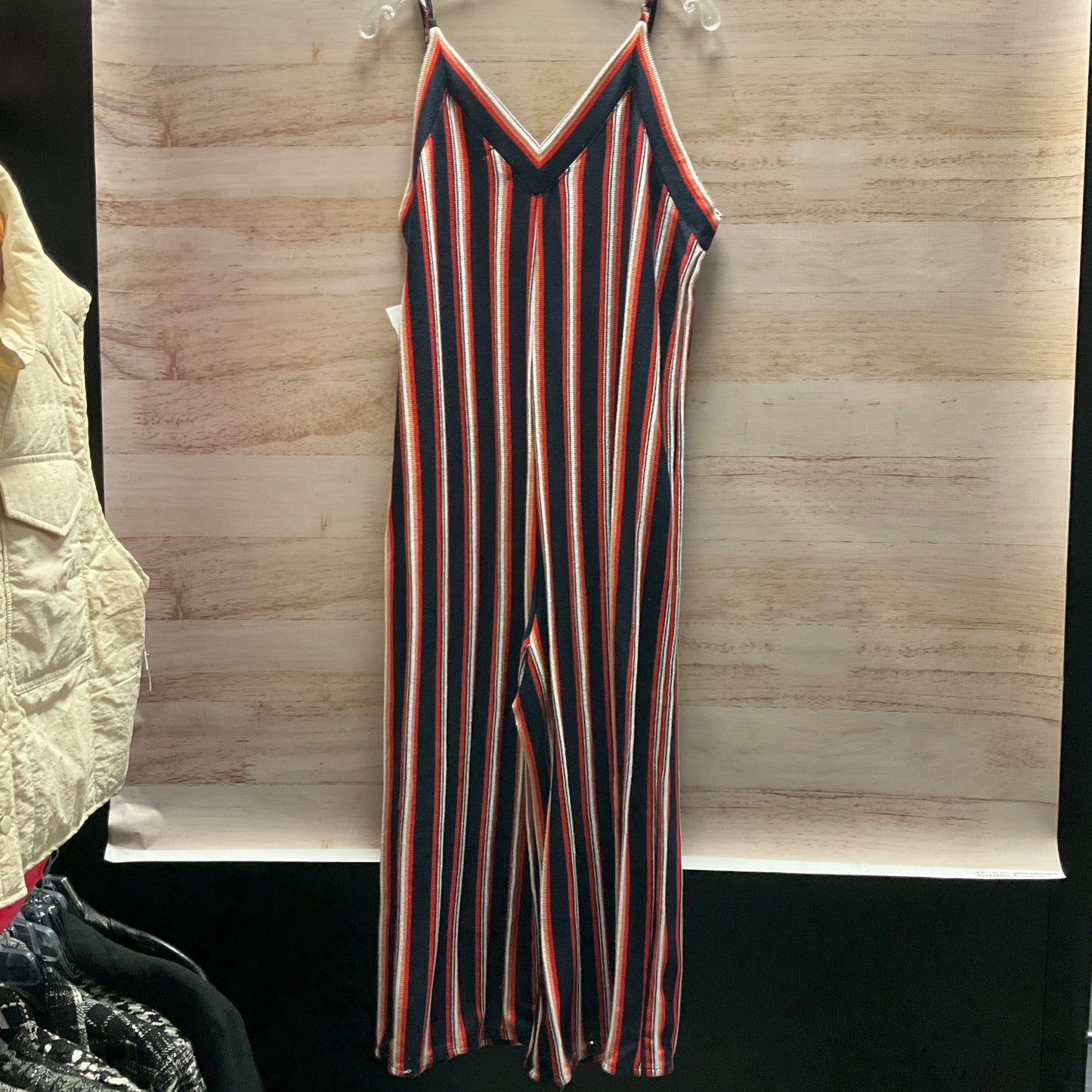 Jumpsuit By Eyeshadow In Striped Pattern, Size: Xl