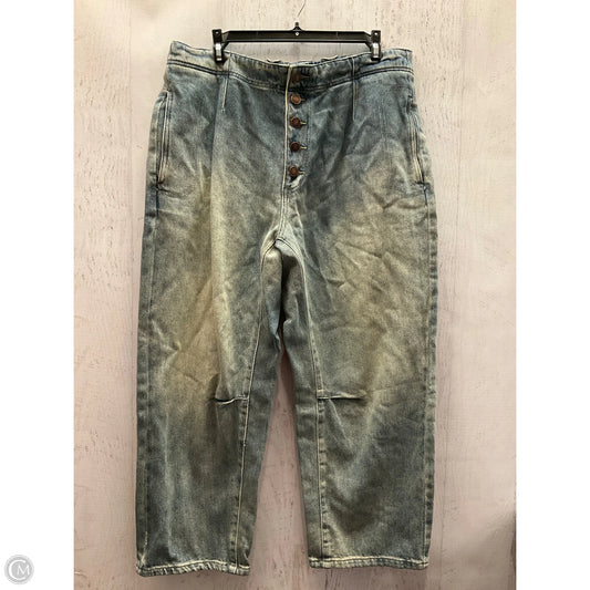 Jeans Wide Leg By Clothes Mentor In Blue Denim, Size: 14