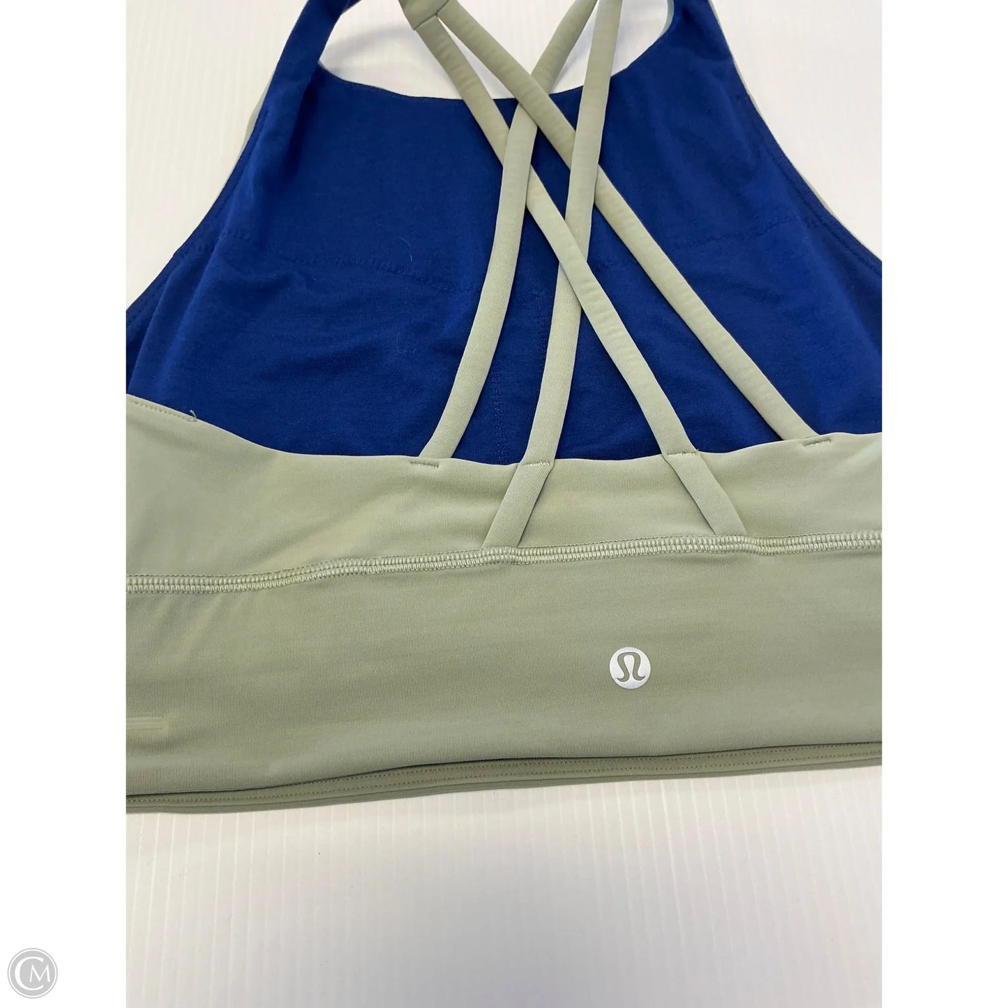 Athletic Bra By Lululemon In Green, Size: 10