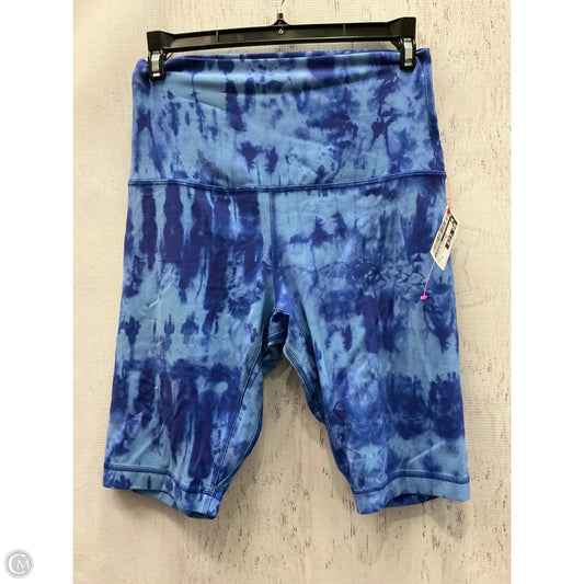 Athletic Shorts By Lululemon In Tie Dye Print, Size: 8