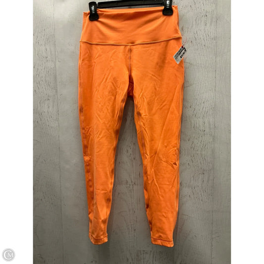 Athletic Leggings By Lululemon In Orange, Size: 8