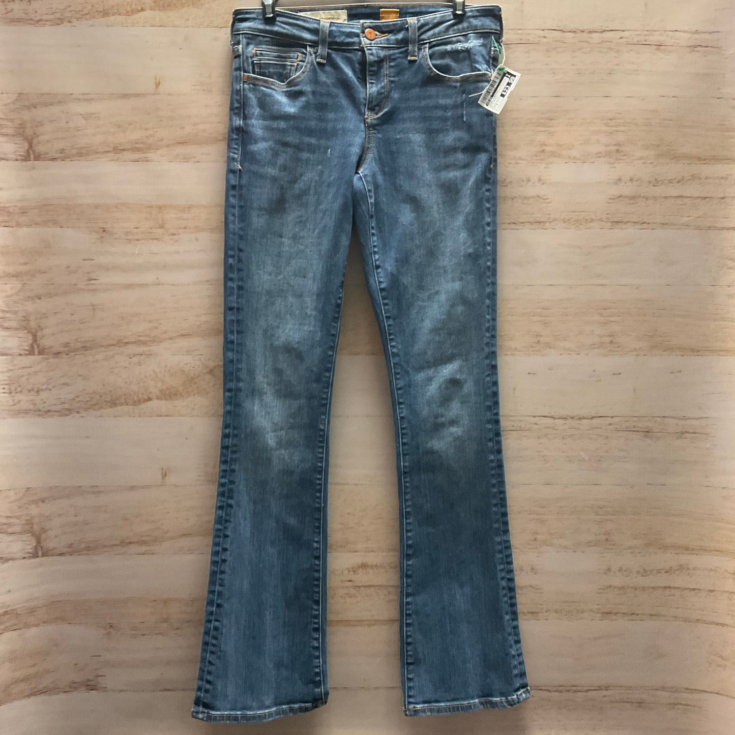 Jeans Straight By Pilcro In Blue Denim, Size: 4