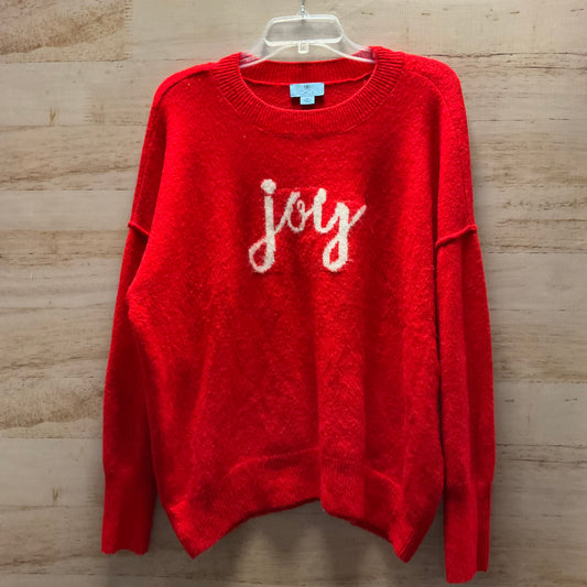 Sweater By Cece In Red, Size: M