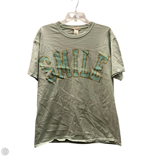 Top Short Sleeve By Altard State In Green, Size: M