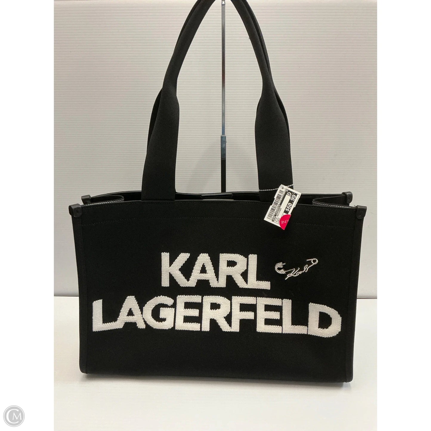 Tote Designer By Karl Lagerfeld, Size: Large