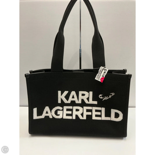 Tote Designer By Karl Lagerfeld, Size: Large