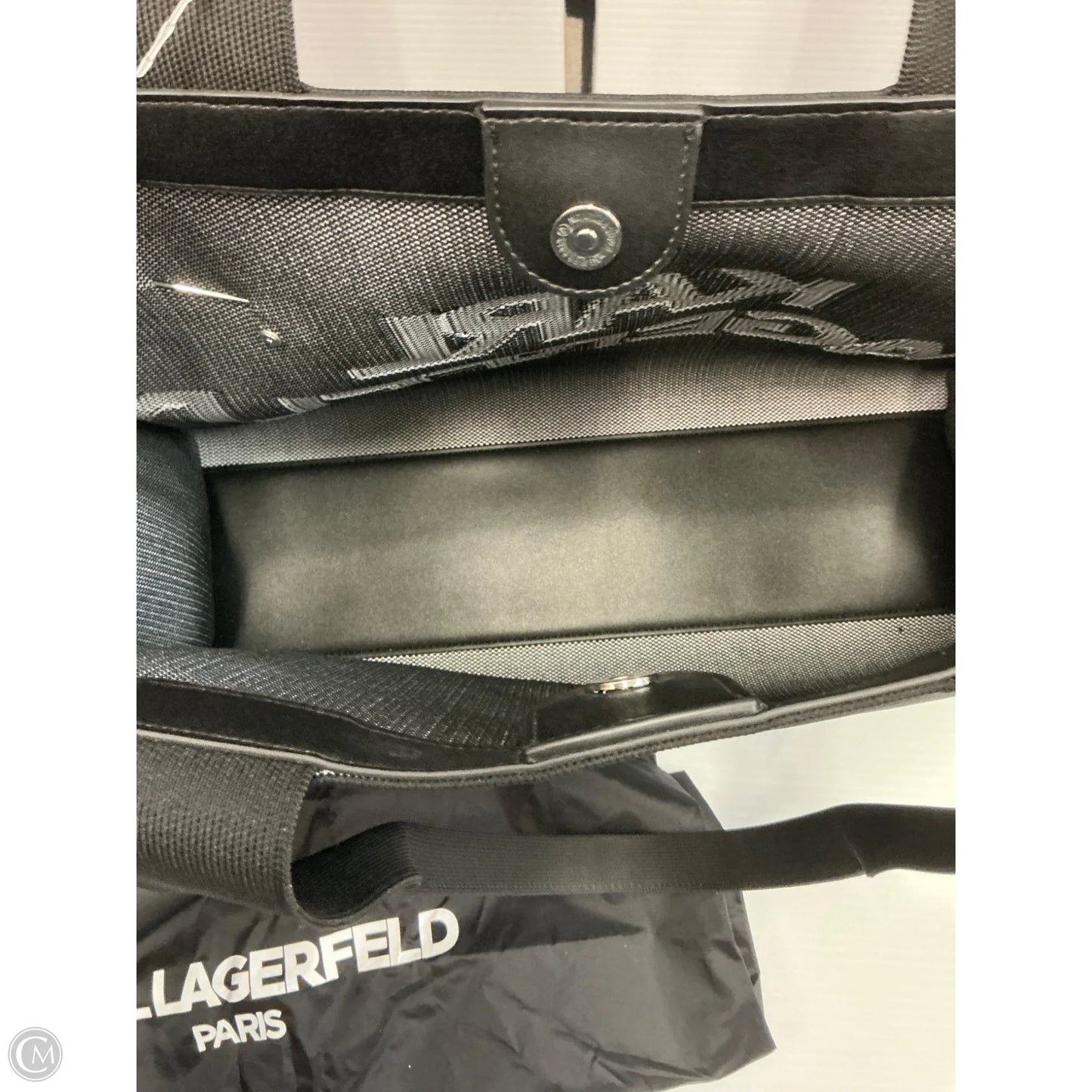 Tote Designer By Karl Lagerfeld, Size: Large