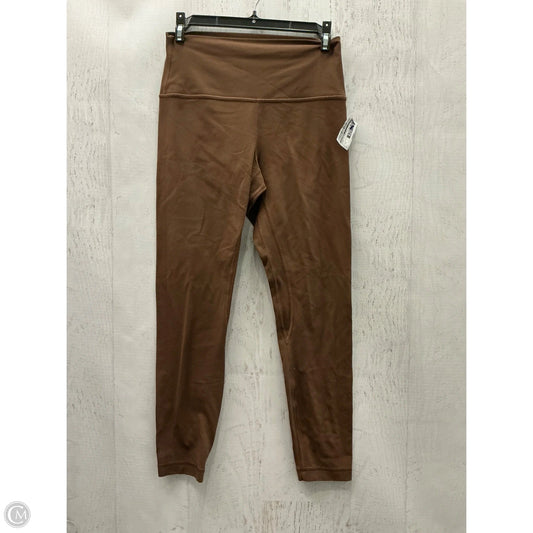 Athletic Leggings By Lululemon In Brown, Size: 8