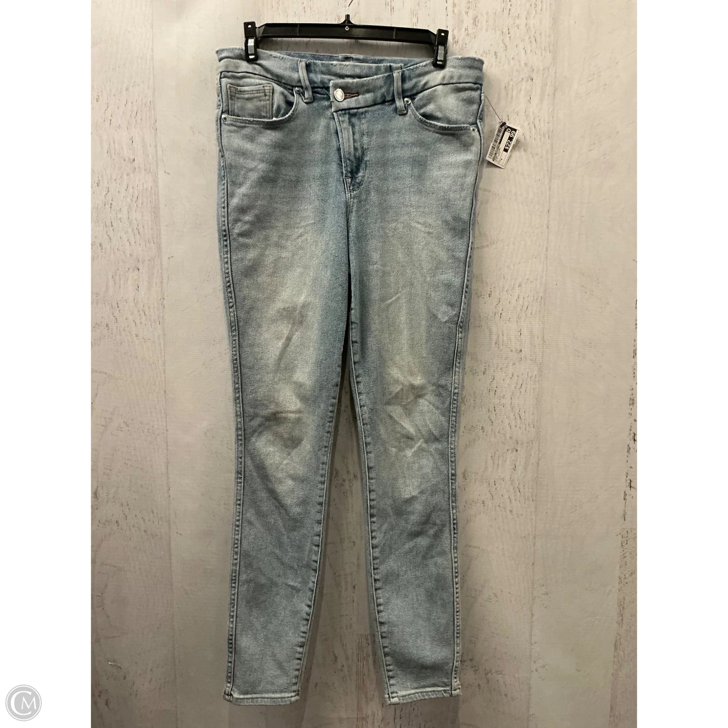 Jeans Skinny By Good American In Blue Denim, Size: 6