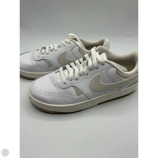 Shoes Athletic By Nike In White, Size: 10