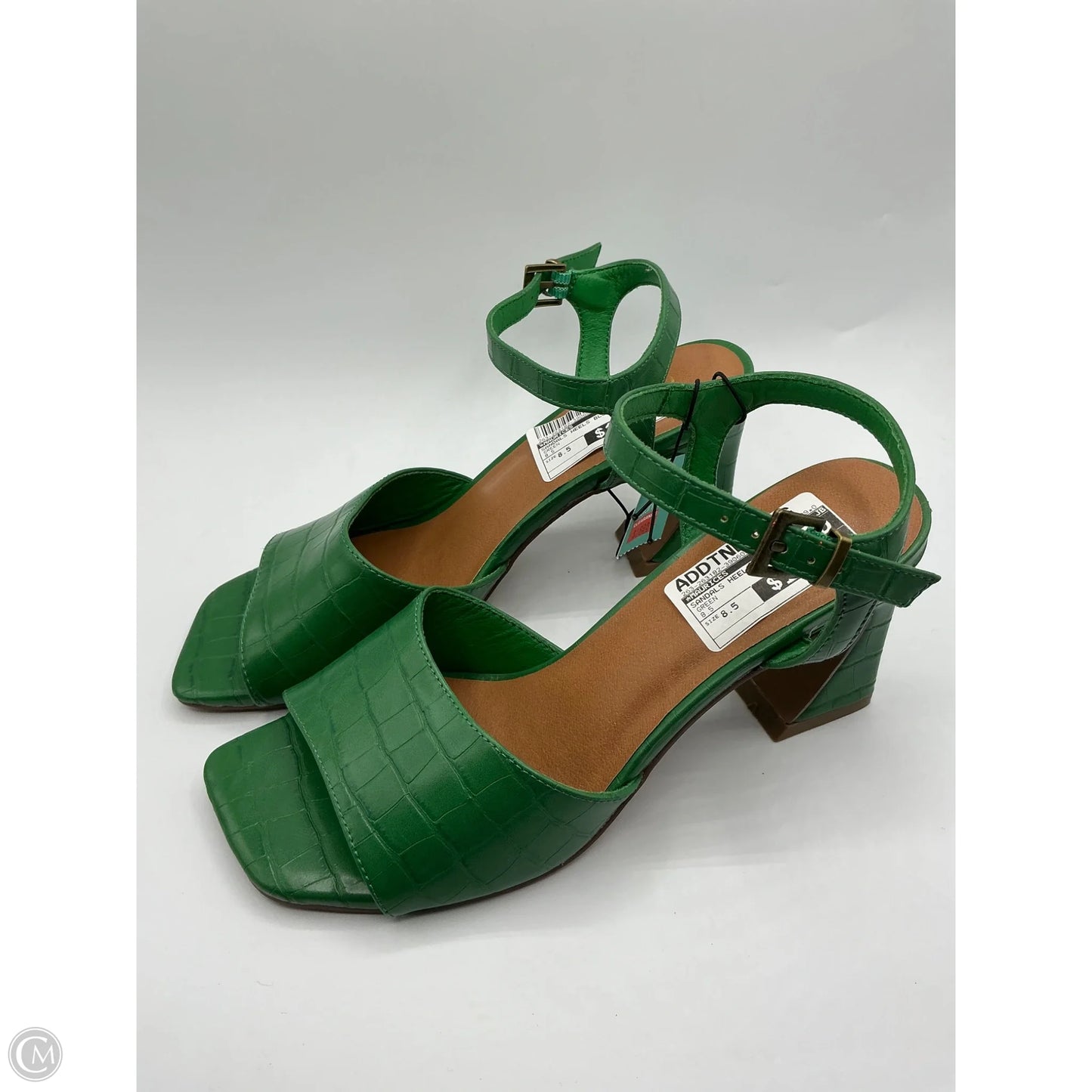 Sandals Heels Block By Maurices In Green, Size: 8.5