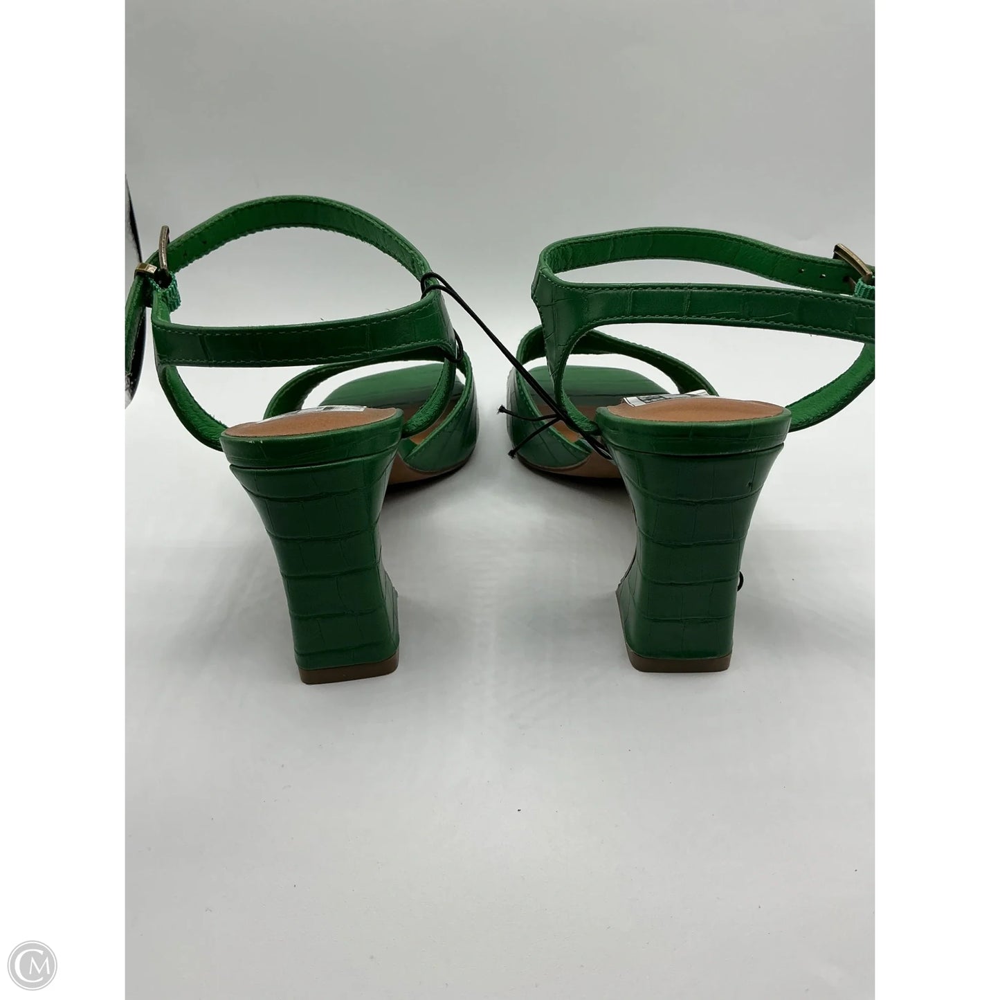 Sandals Heels Block By Maurices In Green, Size: 8.5
