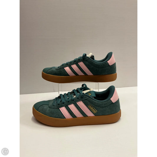 Shoes Sneakers By Adidas In Green & Pink, Size: 8.5