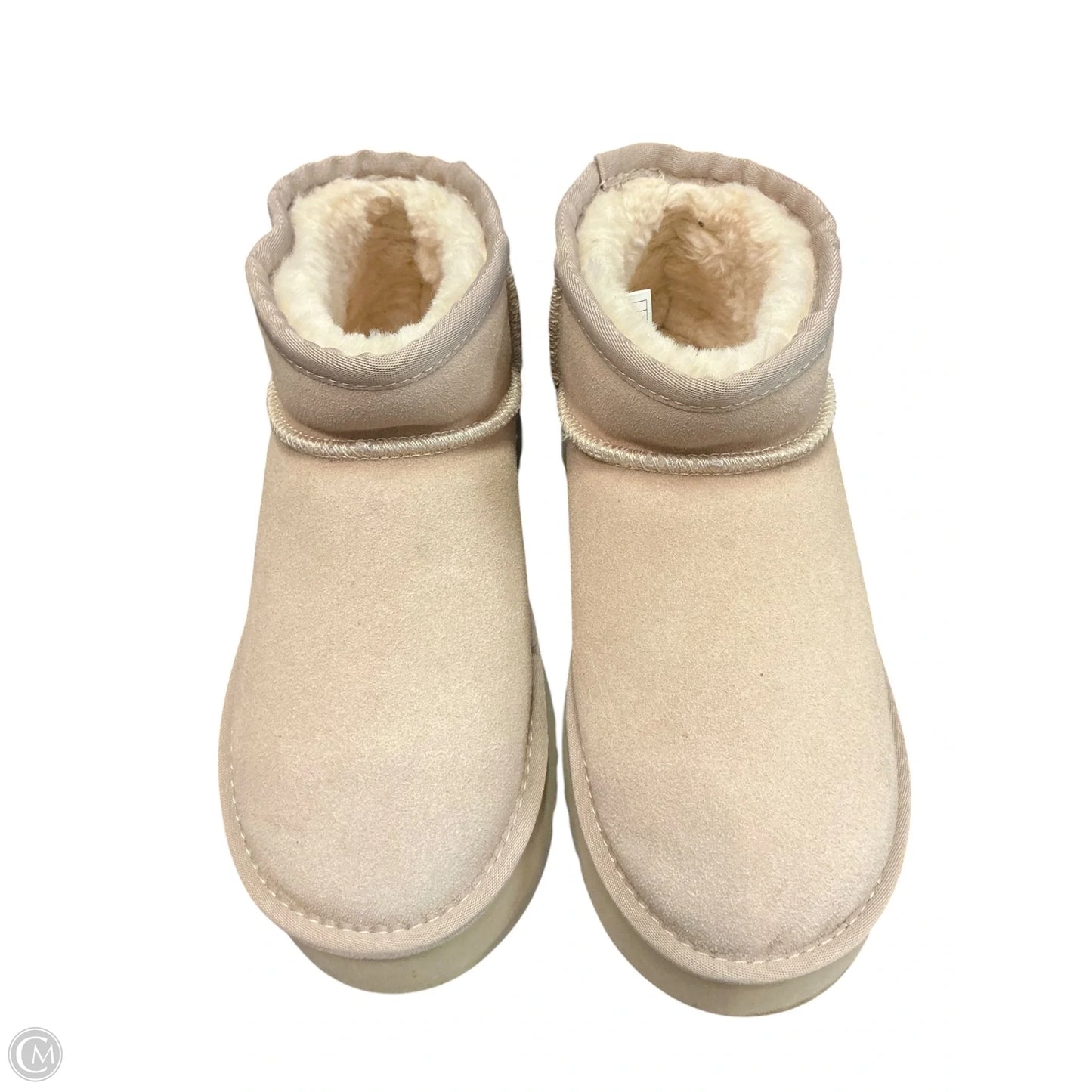 Boots Designer By Ugg In Tan, Size: 7