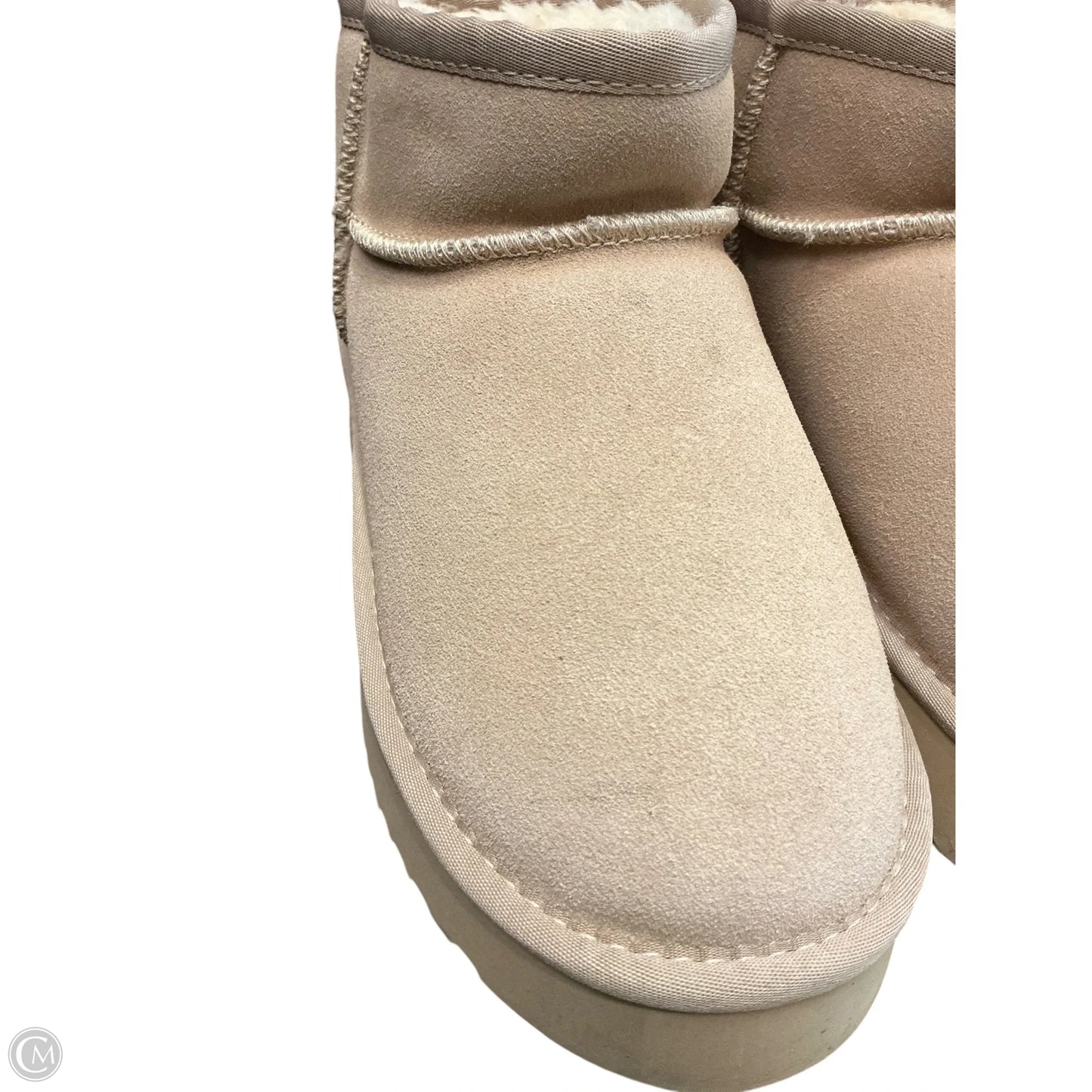 Boots Designer By Ugg In Tan, Size: 7