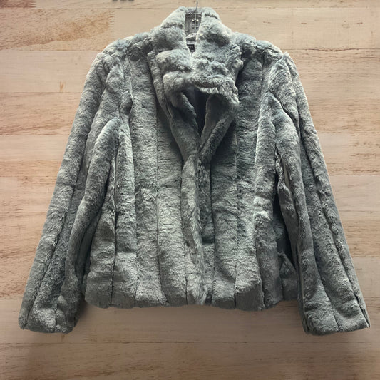 Jacket Faux Fur & Sherpa By Hyfve In Grey, Size: S