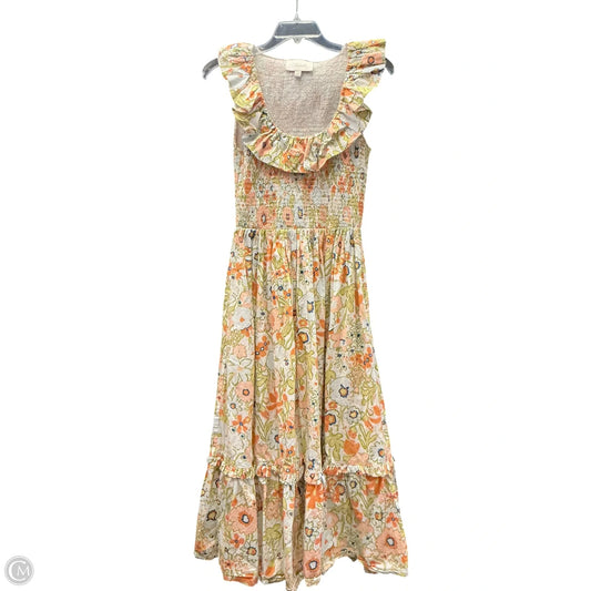 Dress Casual Midi By Cleobella In Multi-colored, Size: S