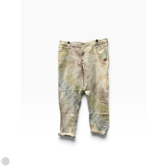 Jeans Straight By Pilcro In Multi-colored, Size: 16