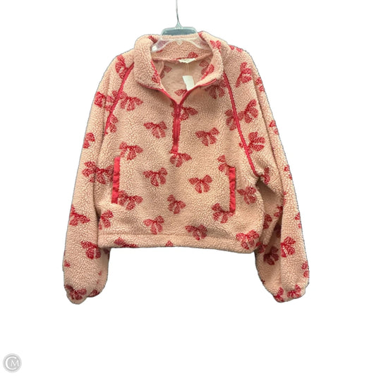 Sweatshirt Collar By New In In Pink & Red, Size: L