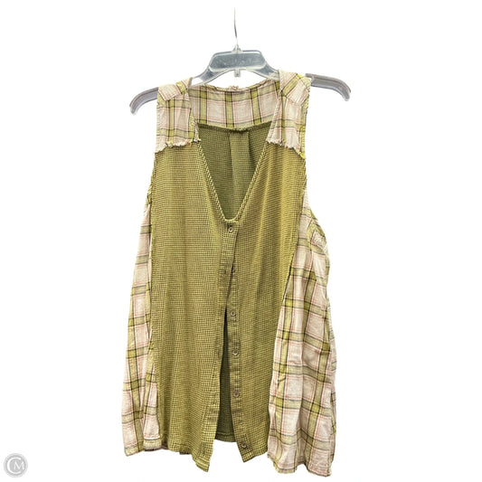 Top Long Sleeve By Pol In Green, Size: L