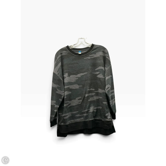 Sweatshirt Crewneck By Old Navy In Camouflage Print, Size: M