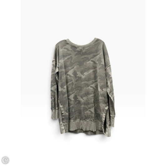Sweatshirt Crewneck By Old Navy In Camouflage Print, Size: M