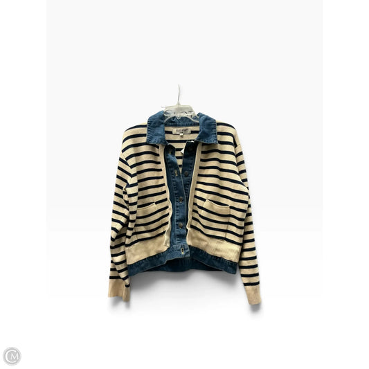 Jacket Denim By Velvet Heart In Blue, Size: Xl