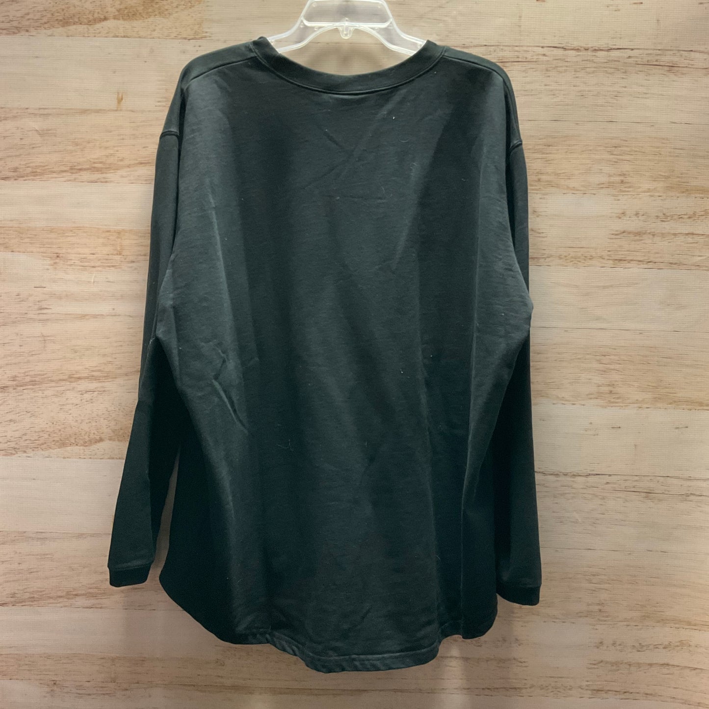 Sweatshirt Crewneck By Clothes Mentor In Black, Size: 2x