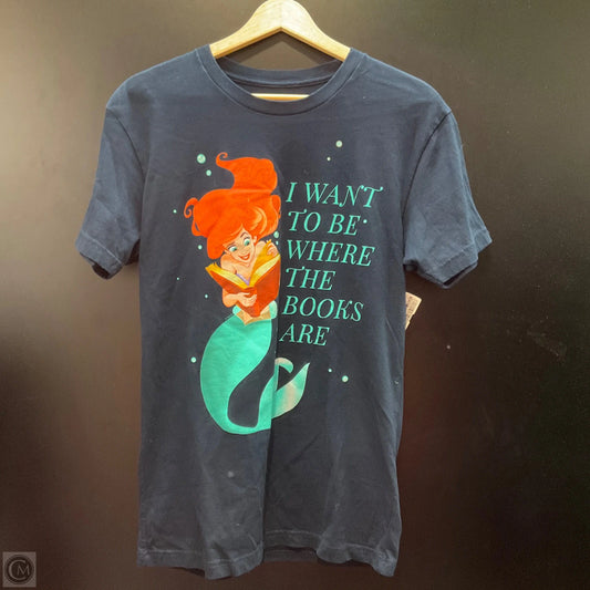 Top Short Sleeve Basic By Disney Store In Blue, Size: S
