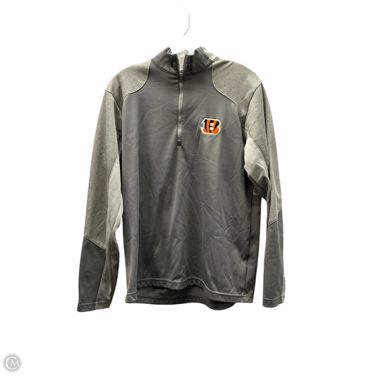 Top Long Sleeve By Antigua In Grey, Size: M