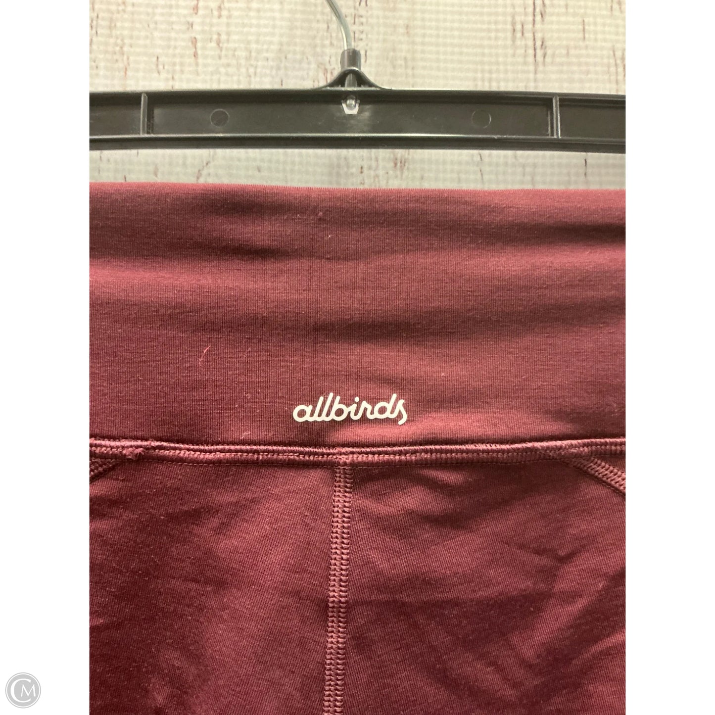 Athletic Shorts By Allbirds In Maroon, Size: S