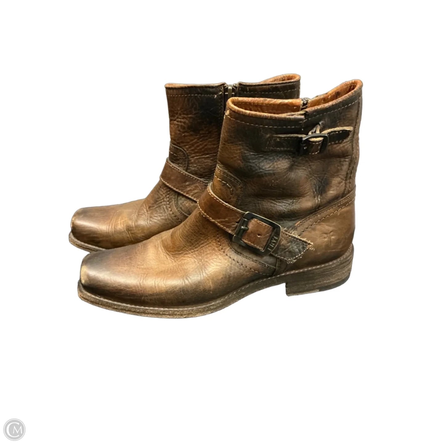 Boots Designer By Frye In Brown, Size: 9