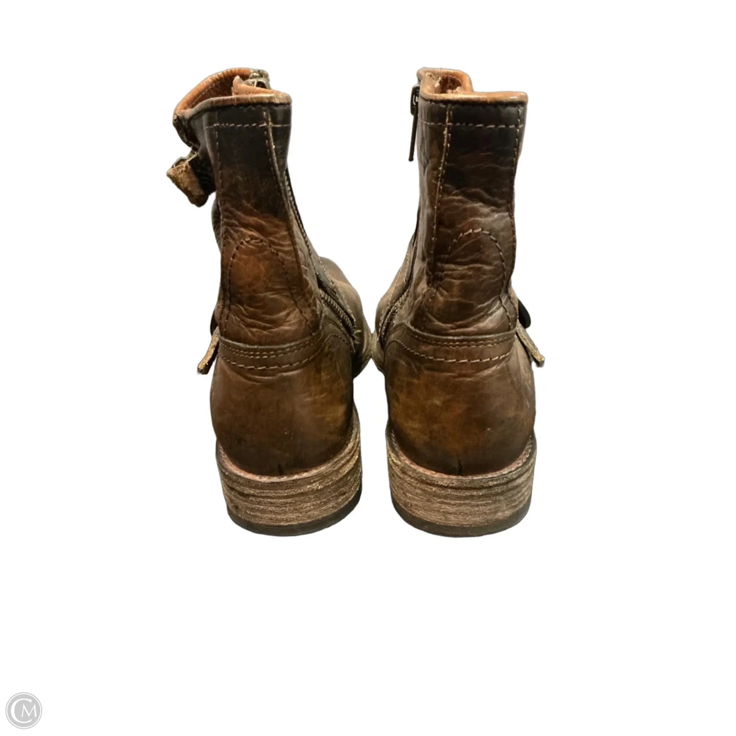 Boots Designer By Frye In Brown, Size: 9