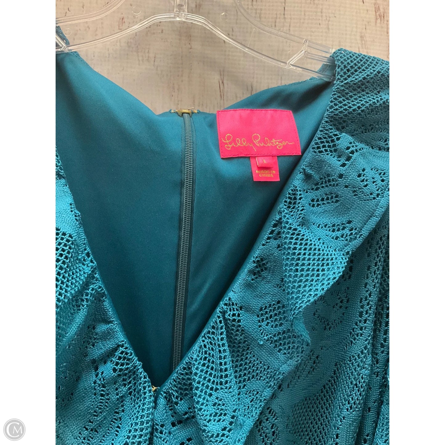 Dress Designer By Lilly Pulitzer In Blue, Size: L