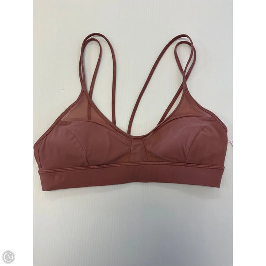 Athletic Bra By Lululemon In Pink, Size: 8