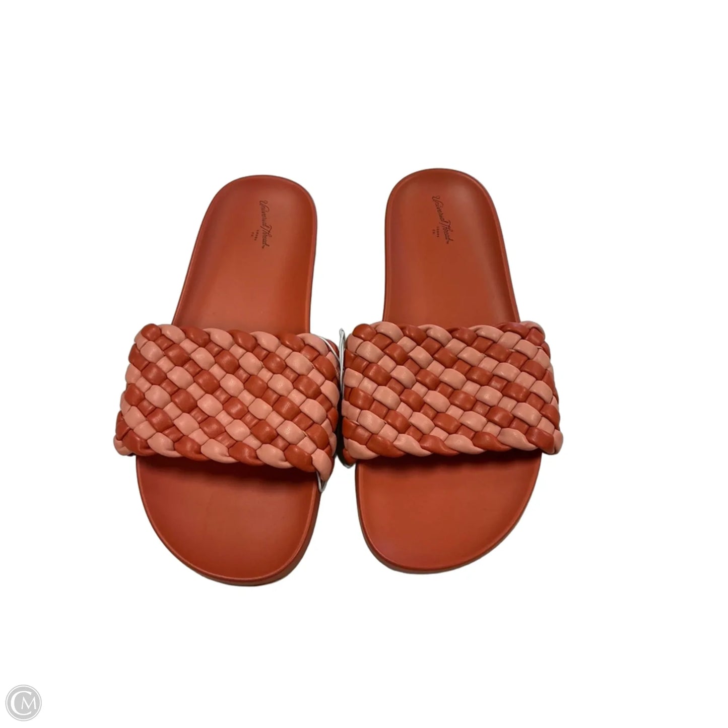 Sandals Flats By Universal Thread In Orange, Size: 8.5