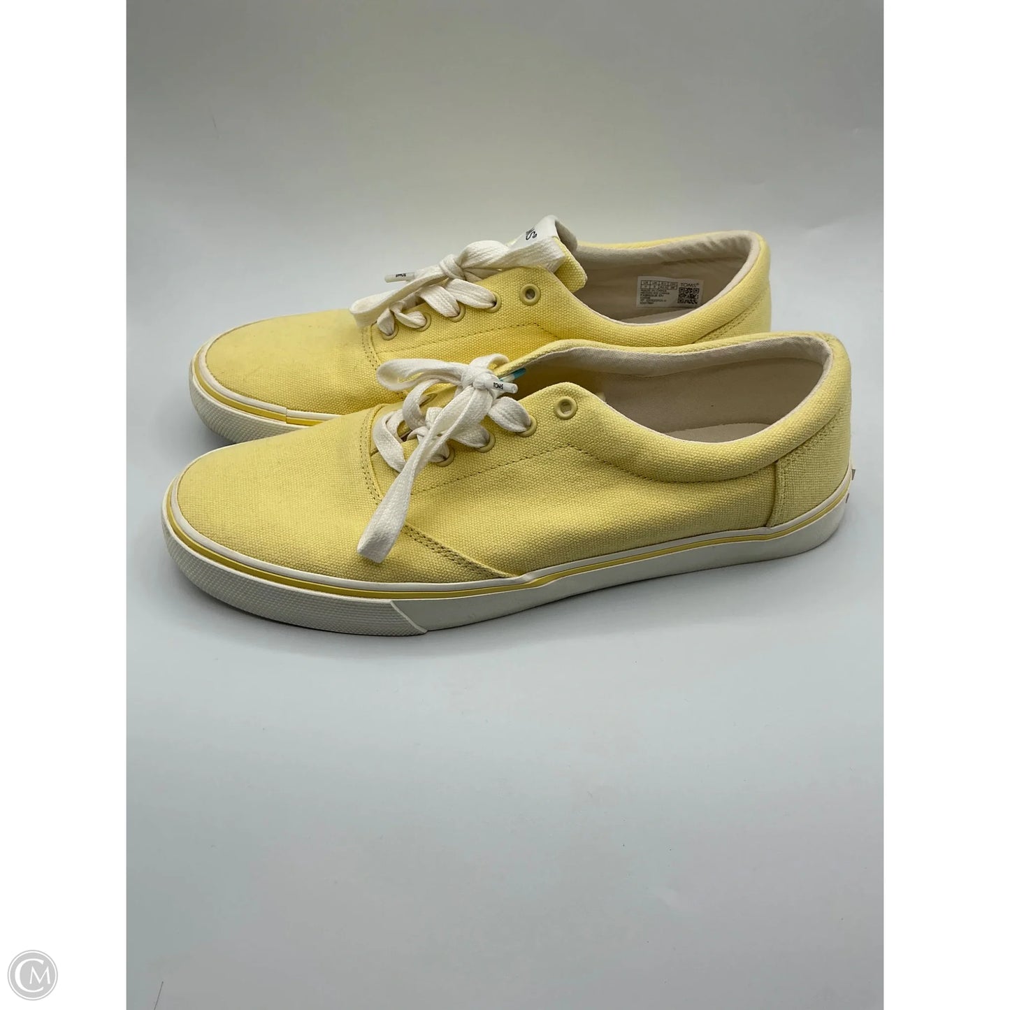 Shoes Flats By Toms In Yellow, Size: 11