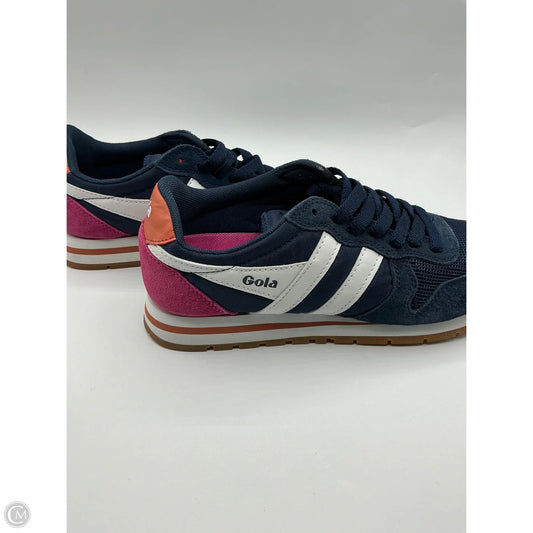 Shoes Sneakers By Gola In Blue & Pink, Size: 7