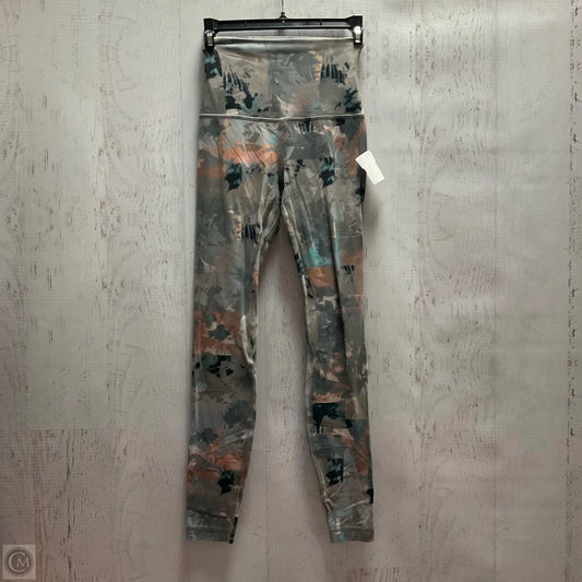 Athletic Leggings By Lululemon In Multi-colored, Size: 4