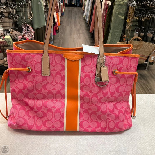 Handbag Designer By Coach, Size: Large