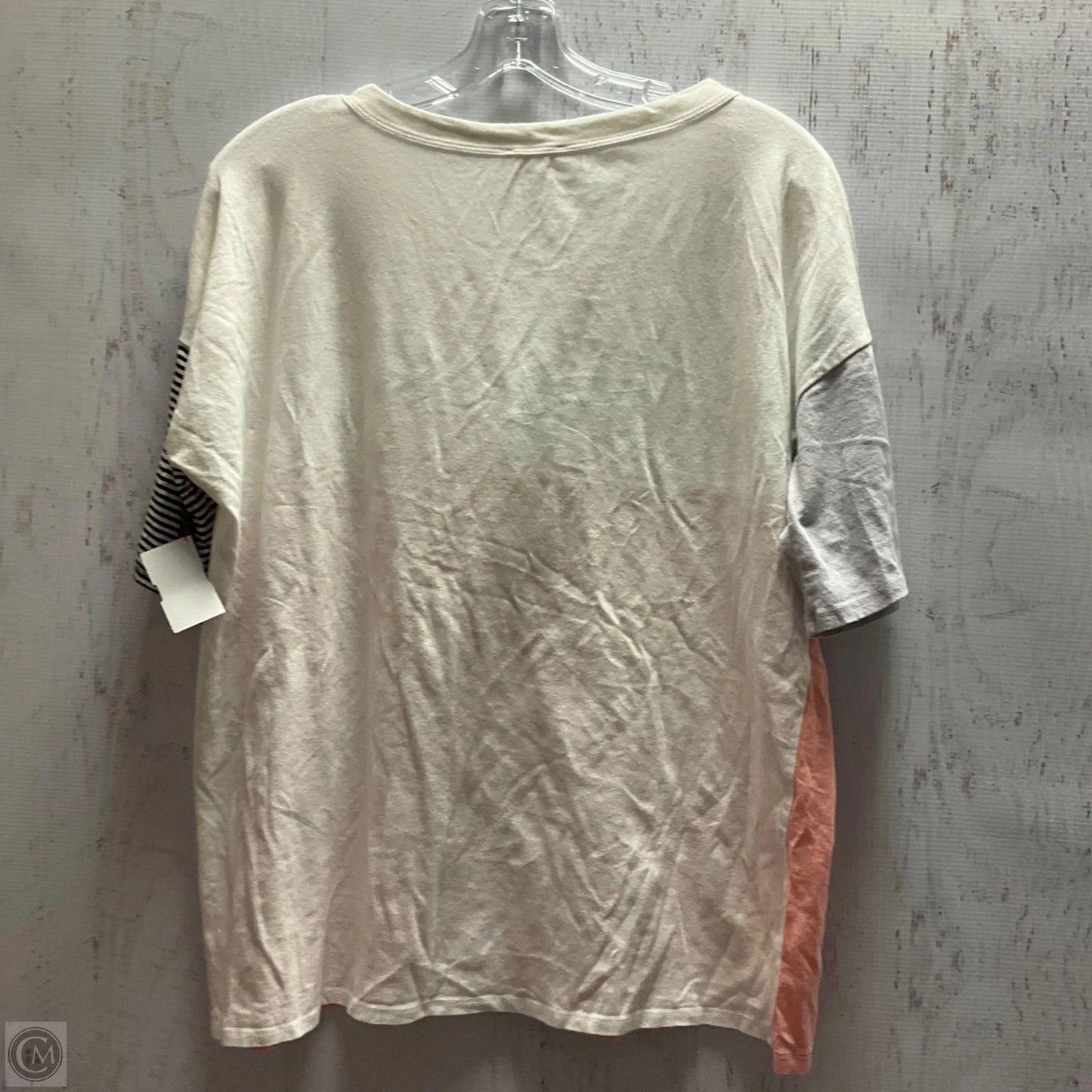 Top Short Sleeve By Bibi In Multi-colored, Size: Xl