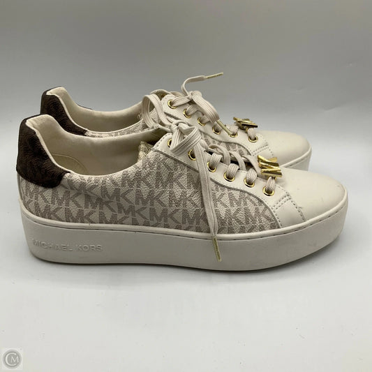 Shoes Designer By Michael Kors In White, Size: 7.5