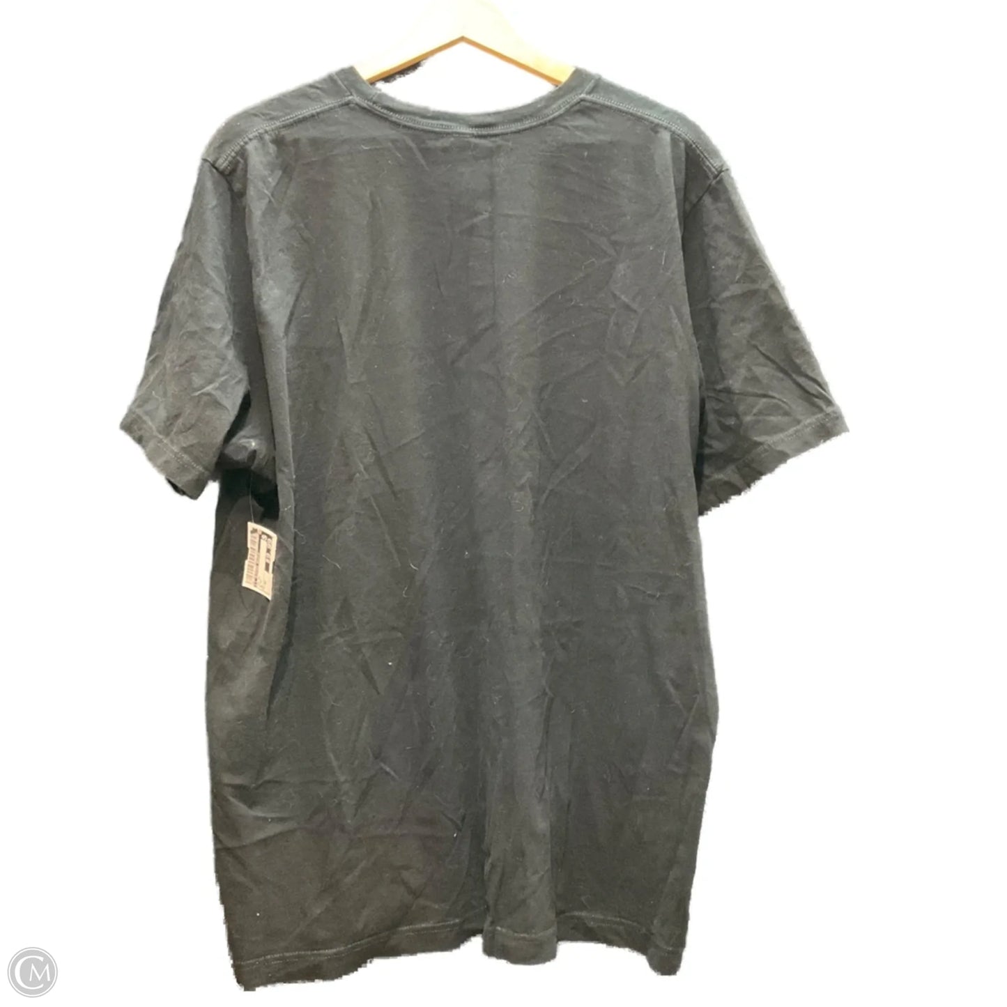 Top Short Sleeve By Clothes Mentor In Black, Size: 2x