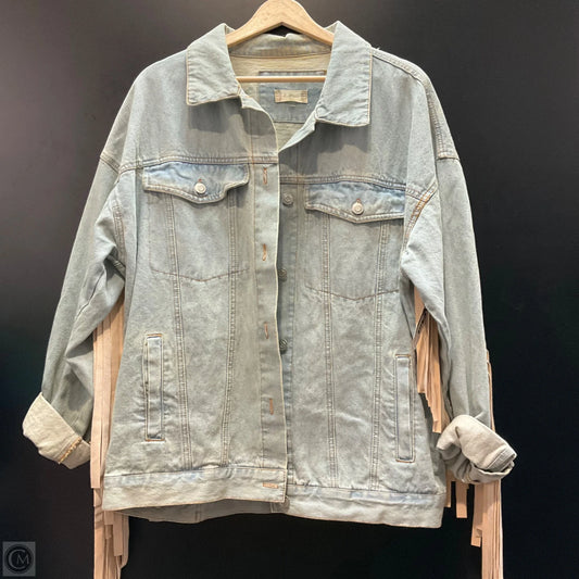 Jacket Denim By Altard State In Blue Denim, Size: L