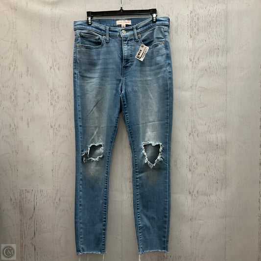 Jeans Skinny By Lucky Brand In Blue Denim, Size: 8